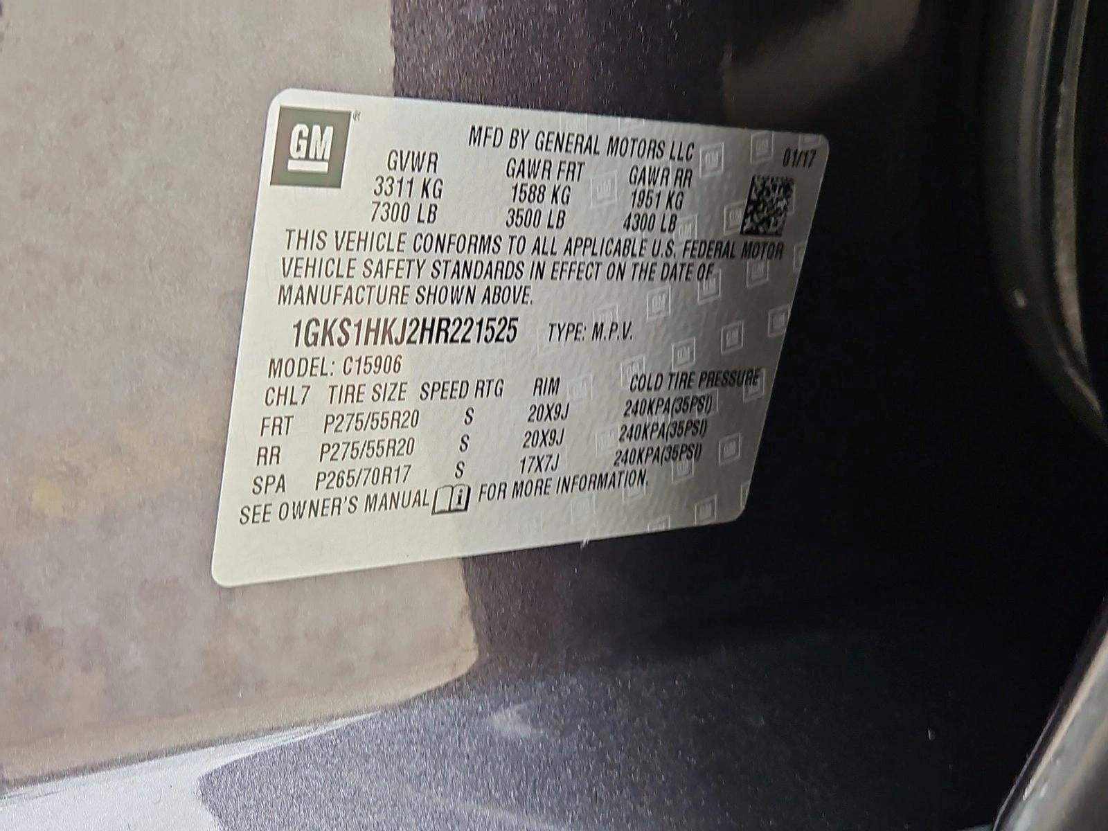 2017 GMC Yukon XL 2WD 4dr Denali