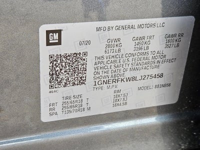 2020 Chevrolet Traverse FWD 1LS