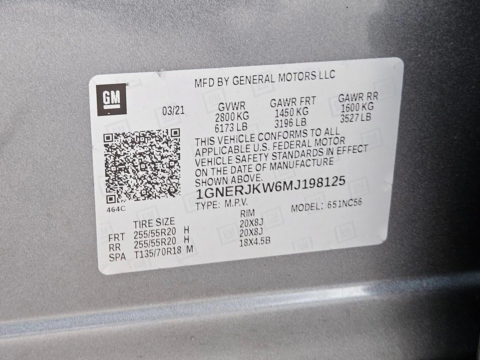 2021 Chevrolet Traverse FWD 2LT