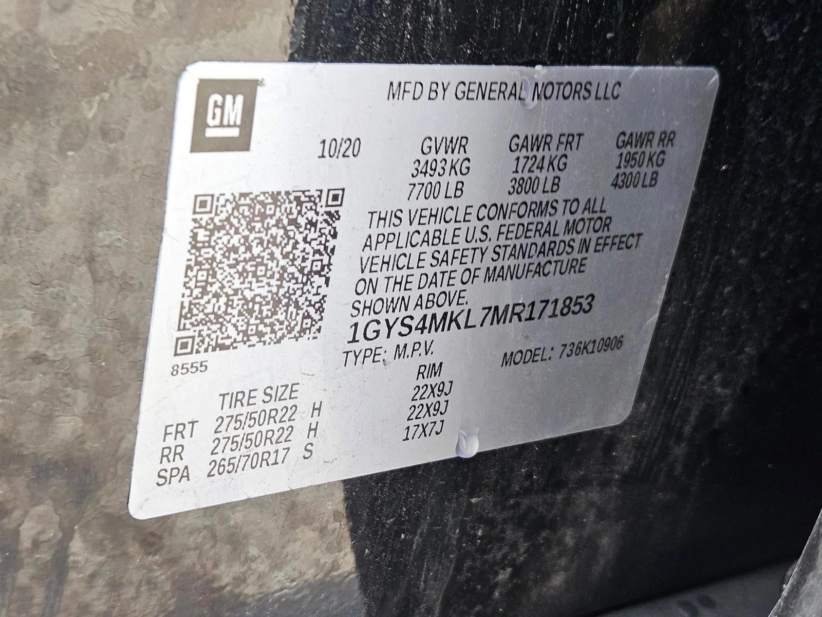 2021 Cadillac Escalade ESV 4WD Premium Luxury Platinum