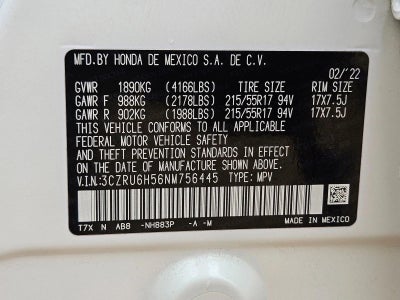 2022 Honda HR-V EX AWD CVT