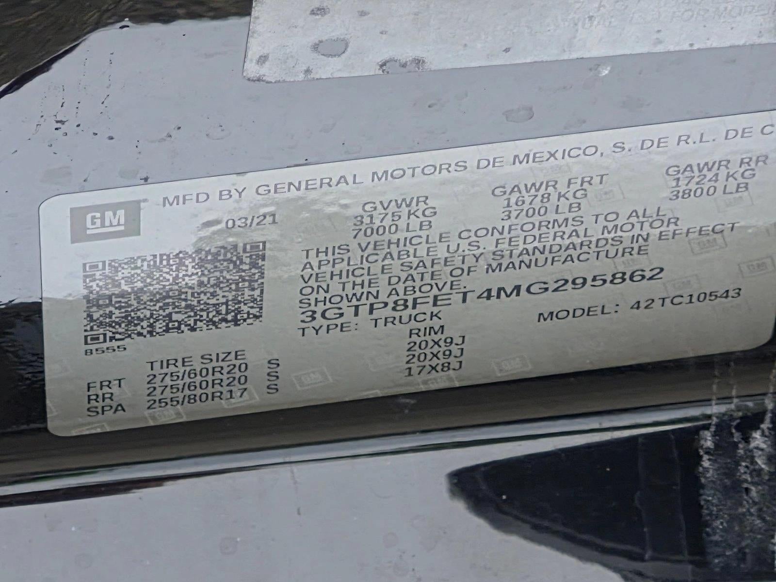 2021 GMC Sierra 1500 Crew Cab Short Box 2-Wheel Drive Denali