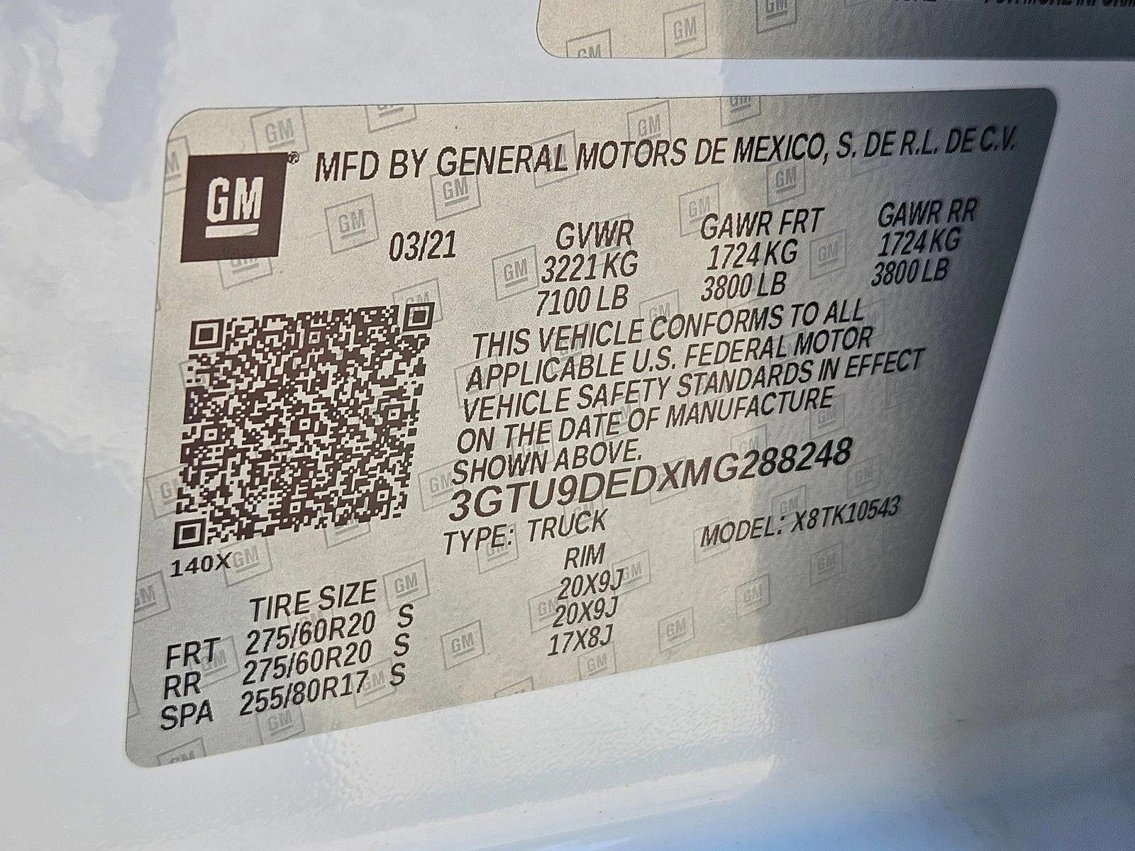 2021 GMC Sierra 1500 Crew Cab Short Box 4-Wheel Drive SLT