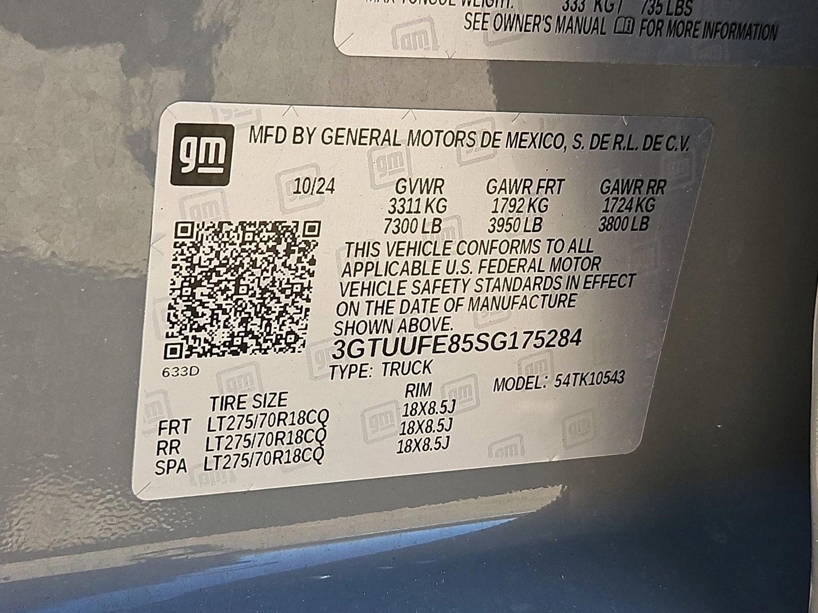 2025 GMC Sierra 1500 Crew Cab Short Box 4-Wheel Drive AT4X