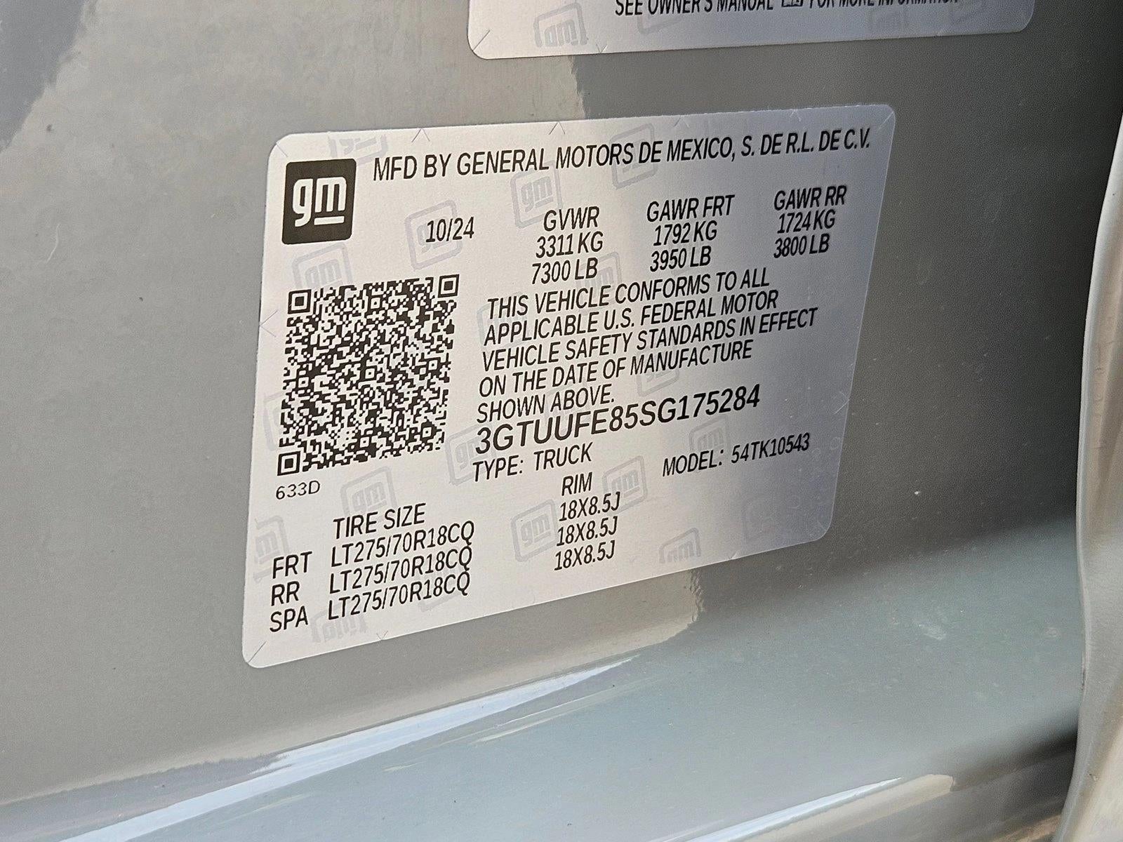2025 GMC Sierra 1500 Crew Cab Short Box 4-Wheel Drive AT4X