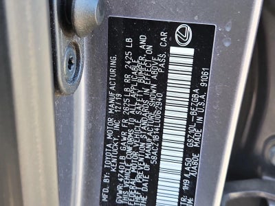 2020 Lexus ES 350 FWD