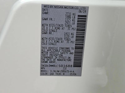 2020 INFINITI QX60 LUXE AWD