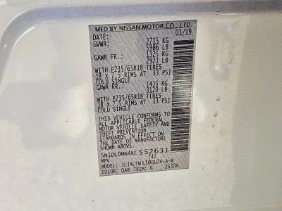 2019 INFINITI QX60 LUXE FWD