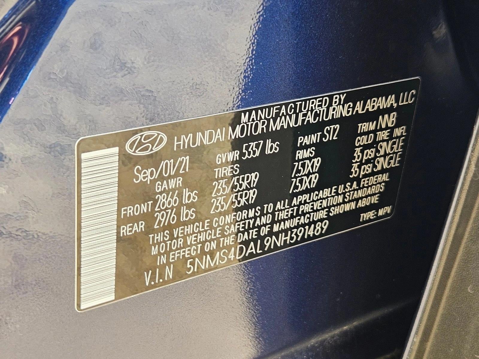 2022 Hyundai SANTA FE Limited AWD