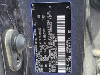 2022 Toyota Highlander Platinum FWD (Natl)