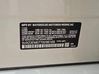 2026 BMW X7 xDrive40i Sports Activity Vehicle