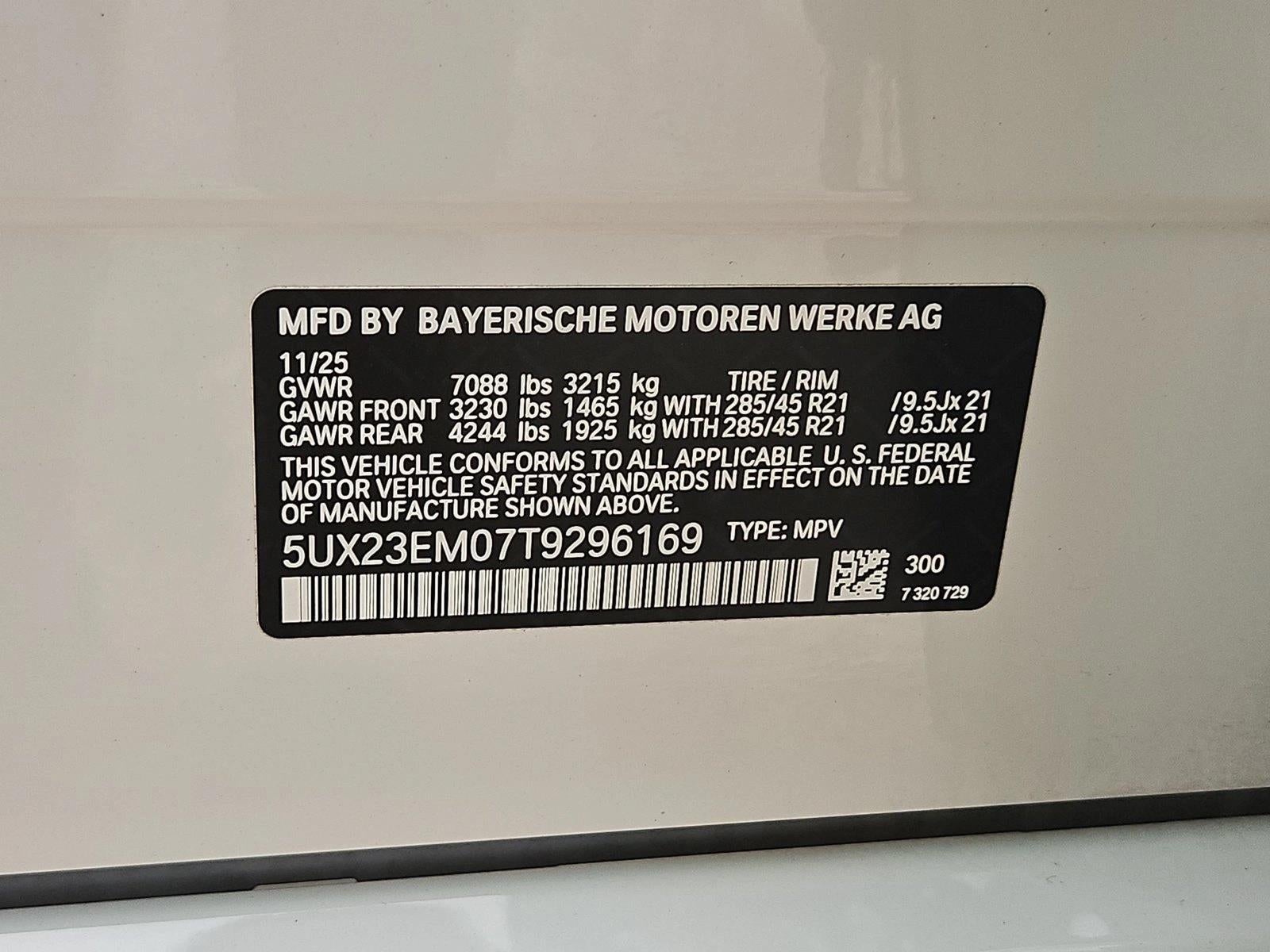 2026 BMW X7 xDrive40i Sports Activity Vehicle