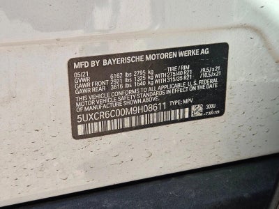2021 BMW X5 xDrive40i Sports Activity Vehicle