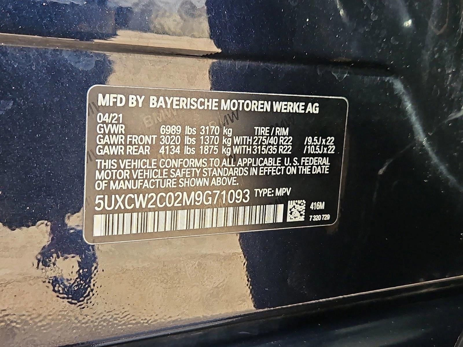 2021 BMW X7 xDrive40i Sports Activity Vehicle