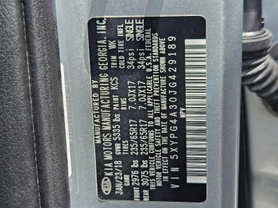 2018 Kia Sorento LX FWD