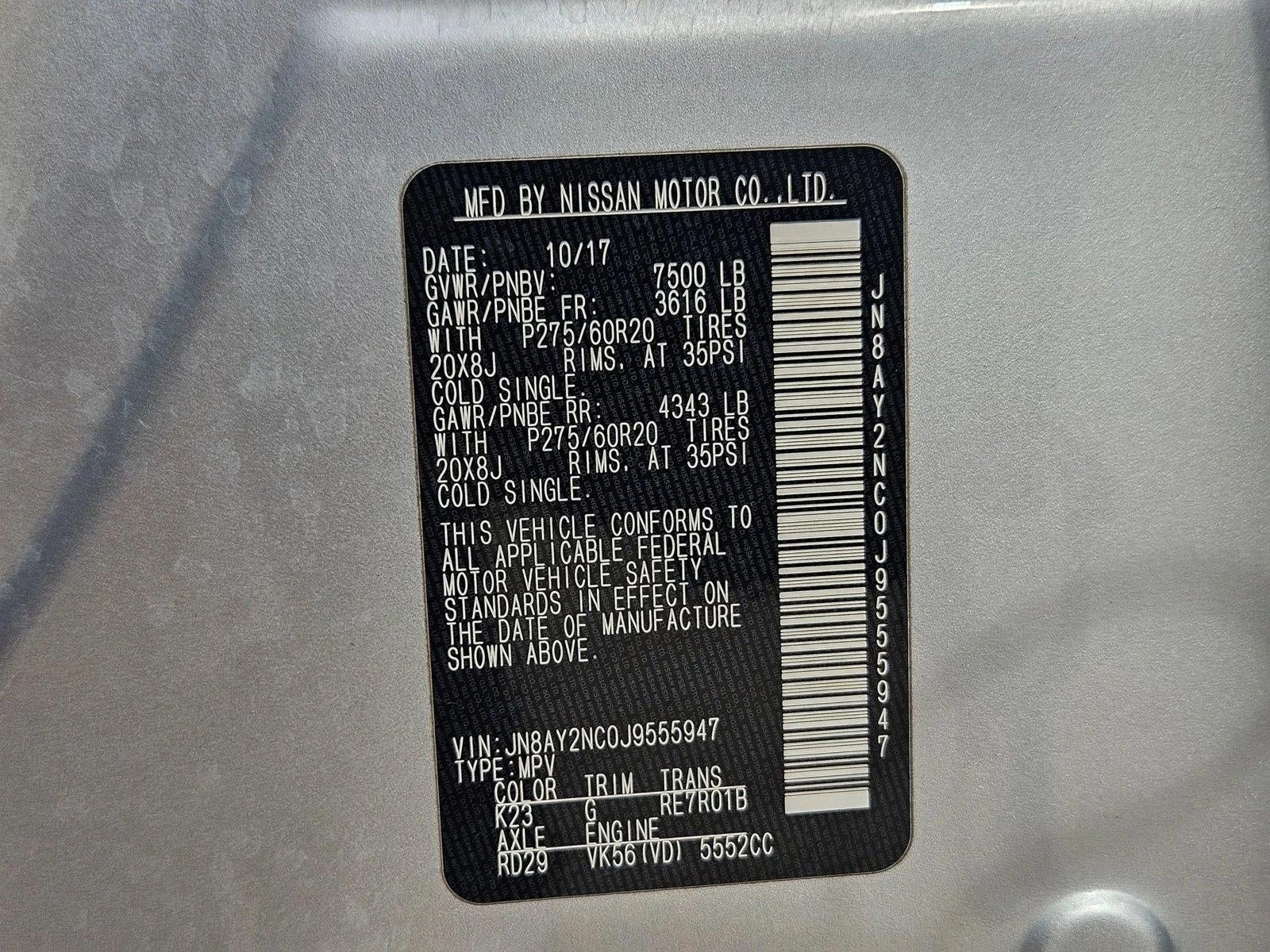 2018 Nissan Armada 4x4 SL