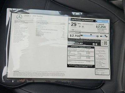 2026 Mercedes-Benz C-Class C 300 Sedan