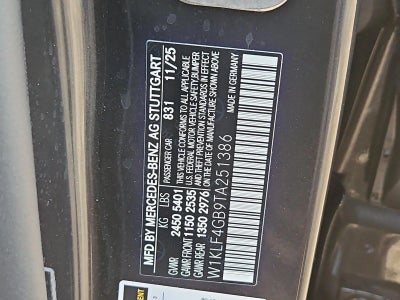 2026 Mercedes-Benz E-Class E 350 RWD Sedan