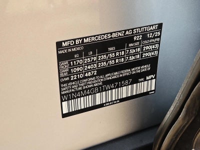 2026 Mercedes-Benz GLB GLB 250 SUV