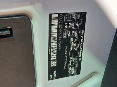2024 Mercedes-Benz Sprinter Cargo Van 3500 High Roof I4 Diesel HO 170" Extended RWD