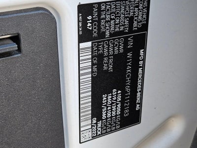 2023 Mercedes-Benz Sprinter Cargo Van 2500 High Roof I4 Diesel 170" RWD