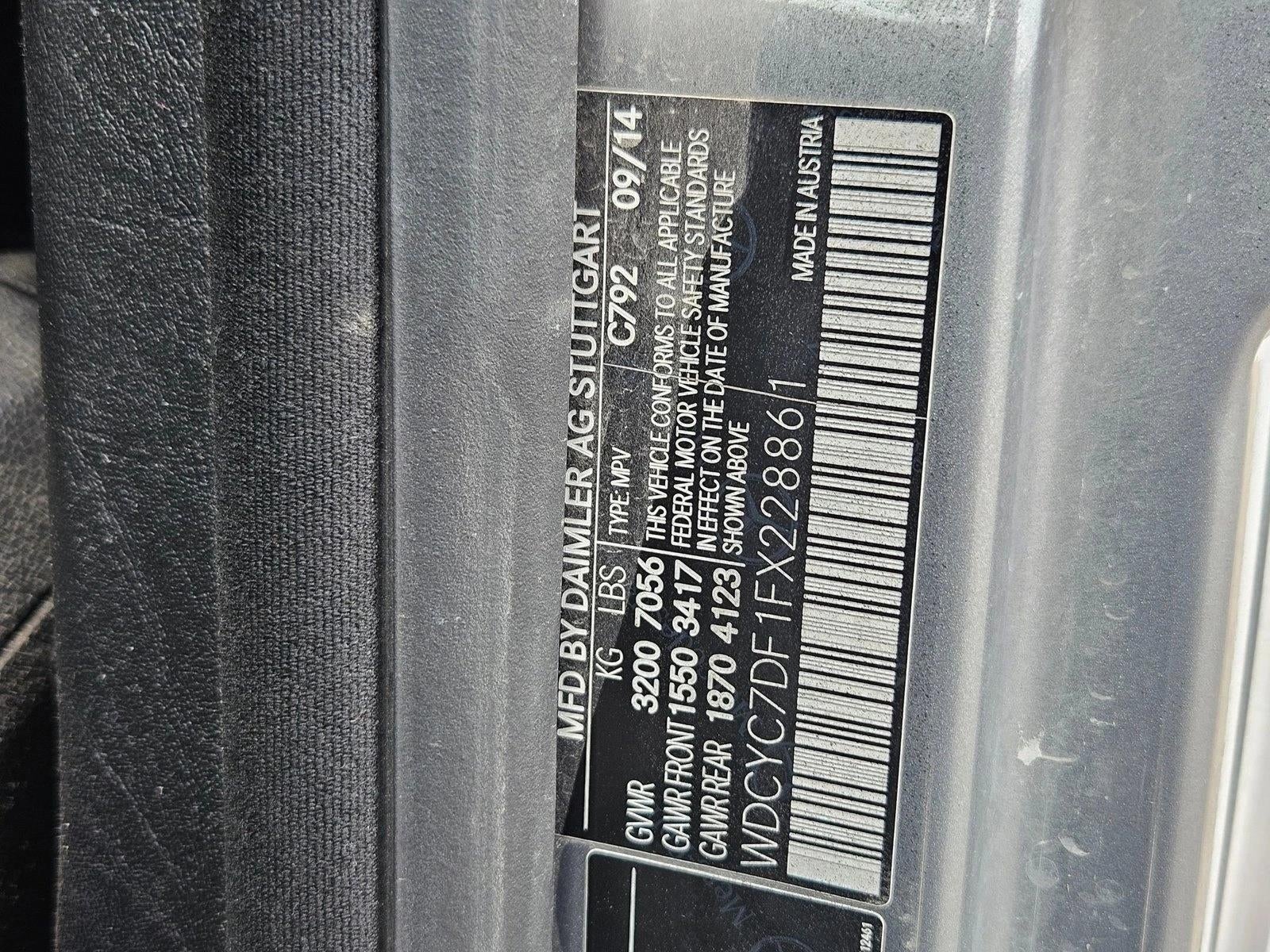 2015 Mercedes-Benz G-Class G 63 AMG® SUV