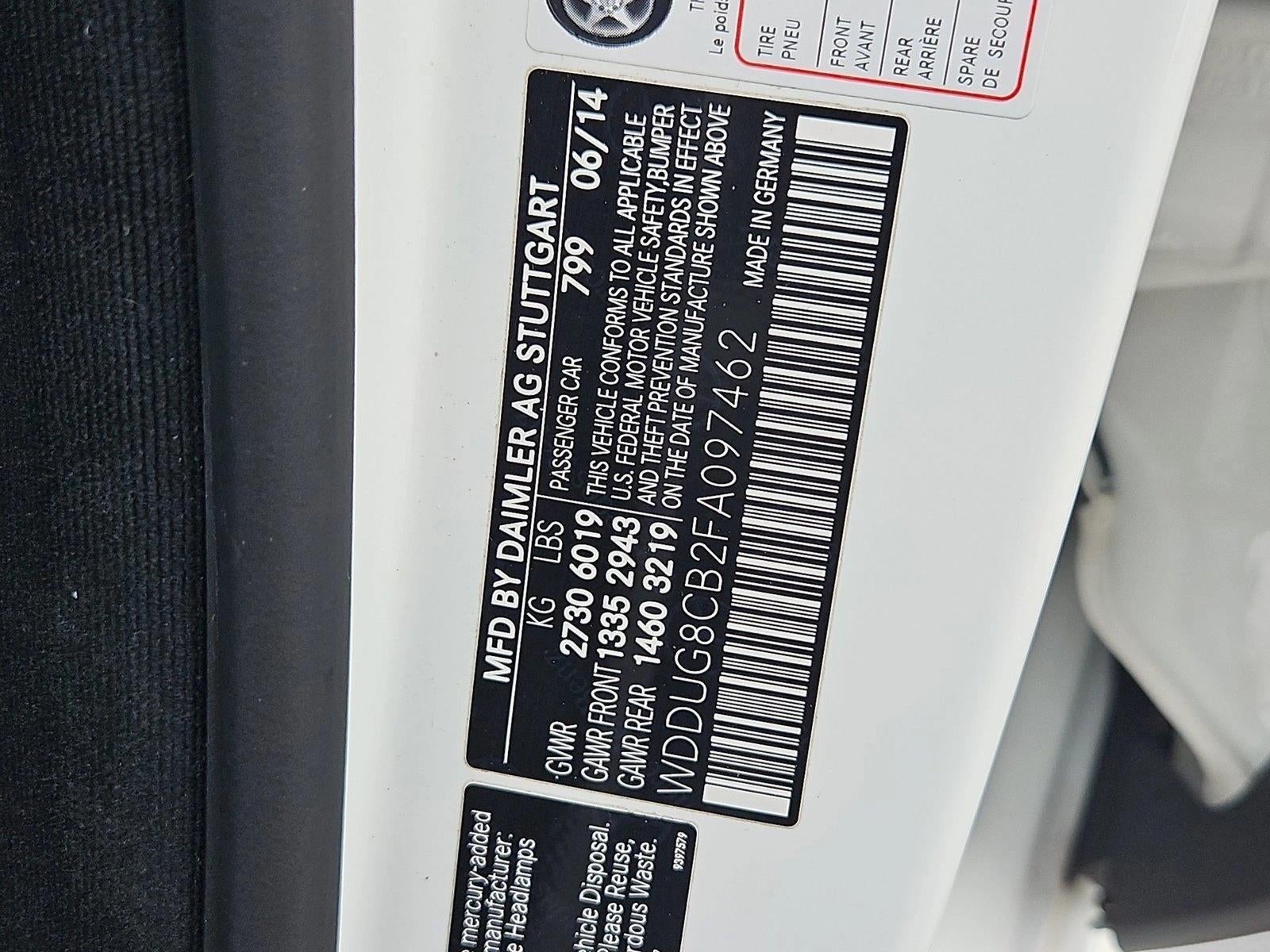 2015 Mercedes-Benz S-Class S 550 Sedan