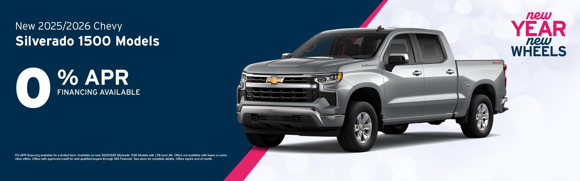 New 2025 2026 Silverado 1500 Models